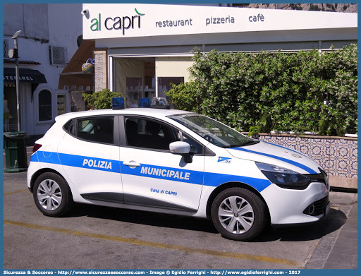 La Polizia Municipale. Capri. Piazza Umberto I Tel.: 081 8386203 Email: poliziamunicipale.cittadicapri@legalmail.it  